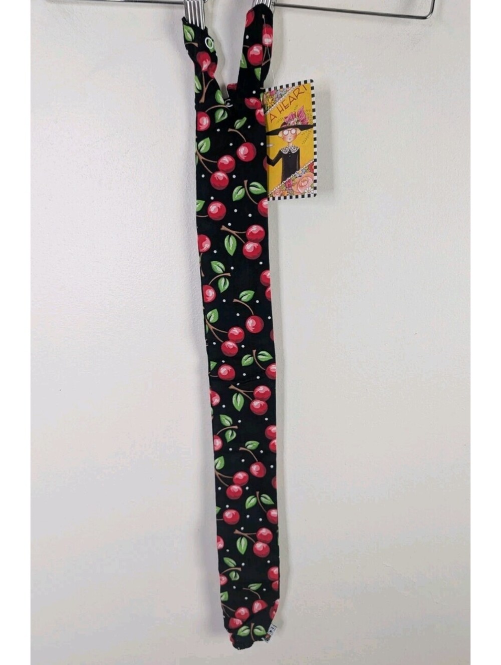 Mary Engelbreit Cherry Stethoscope Sleeve Cover Cherries Black Red